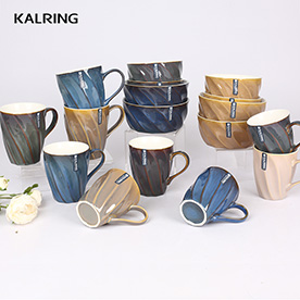 New bone china mug with Nordic style with embossed mug for home tableware