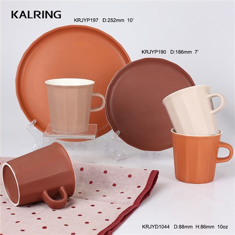 Ceramic mug travel mug difference size with lid take away style