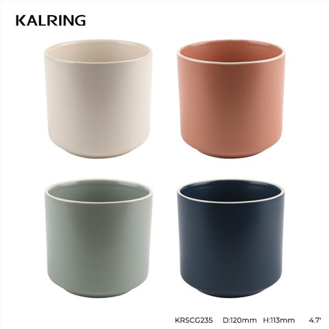 Stoneware porcelain thick - edged retro tableware