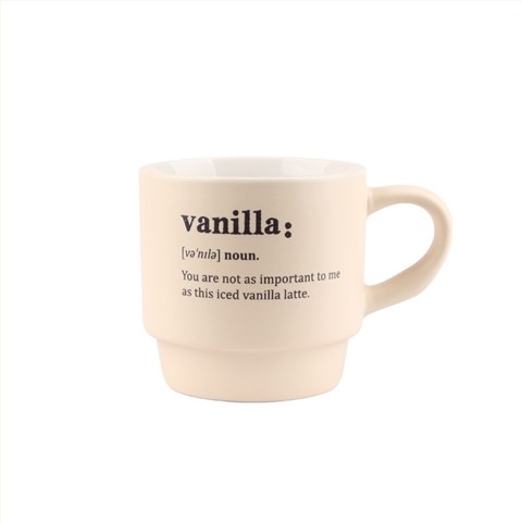 Home, Kitchen, Living, Family Themed Coffee Cups, 300ml Stackable Drinkware