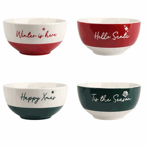 Christmas - Themed Ceramic Bowls for Festive Dining Christmas - Themed Ceramic Bowls for Festive Dining
