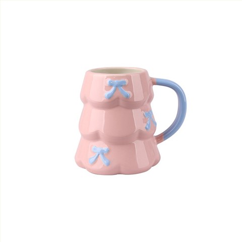 Christmas 3D Design Ceramic Mugs Set - Santa & Bow Motif Festive Drinkware (2 Styles) Christmas 3D Design Ceramic Mugs Set - Santa & Bow Motif Festive Drinkware (2 Styles)