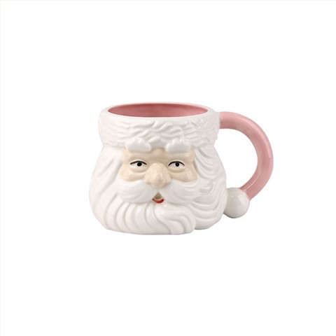 Christmas 3D Design Ceramic Mugs Set - Santa & Bow Motif Festive Drinkware (2 Styles) Christmas 3D Design Ceramic Mugs Set - Santa & Bow Motif Festive Drinkware (2 Styles)