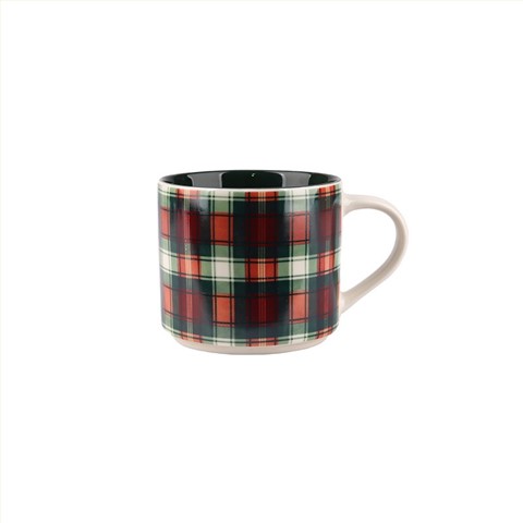 400ml Christmas Themed Ceramic Mugs Set - 4-Piece Festive Drinkware 400ml Christmas Themed Ceramic Mugs Set - 4-Piece Festive Drinkware