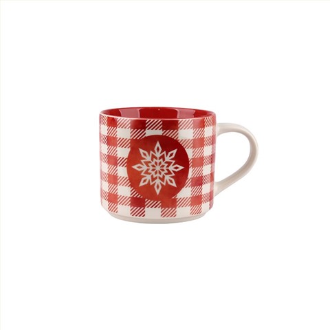 400ml Christmas Themed Ceramic Mugs Set - 4-Piece Festive Drinkware 400ml Christmas Themed Ceramic Mugs Set - 4-Piece Festive Drinkware