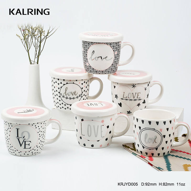 ceramic travel mug silicone mug porcelain mug with ceramic cover