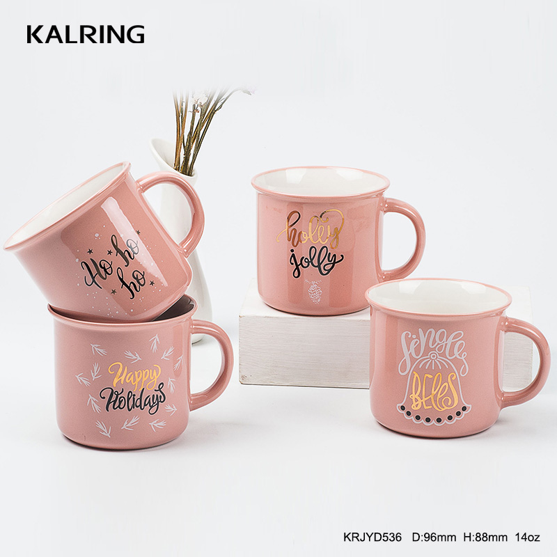 Ceramic Cup Milk Tea Mug color glaze