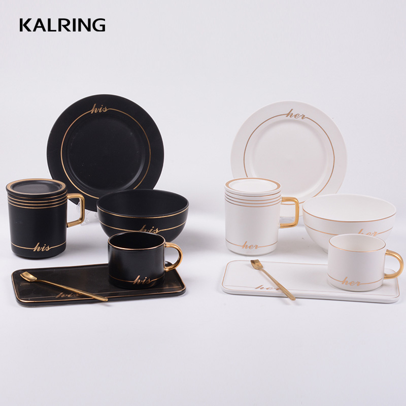 New Arrival Ceramic High End Cup and Saucer with Luxury Gift Cofffee Mug and bowl for Promotion