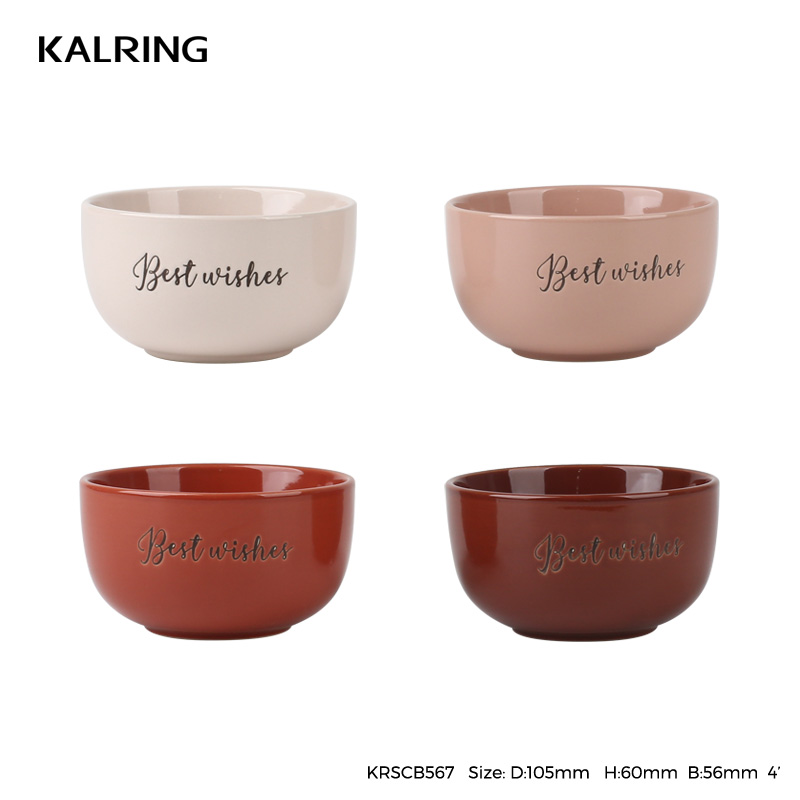 New bone china bowl ceramic mug bowl with lid gift mug red color bowl