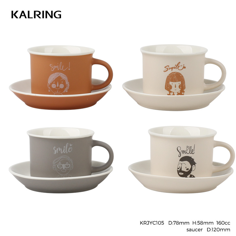 Ceramic tableware cup with saucer gift mug coffee mug for wholesale