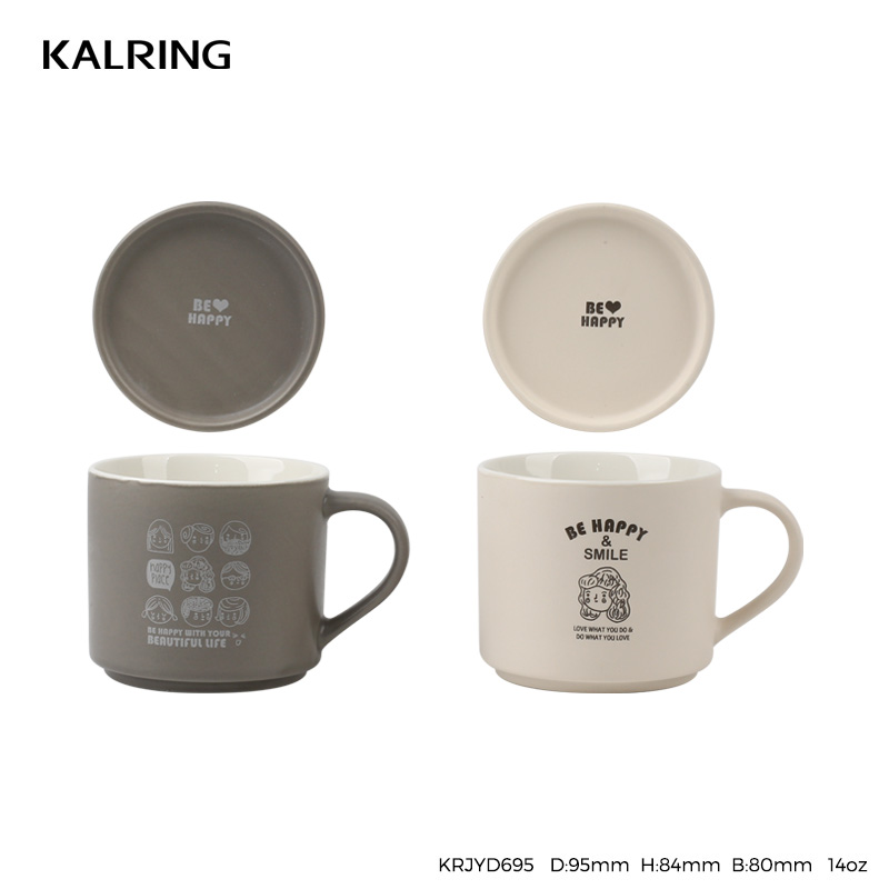 Ceramic tableware cup with saucer gift mug coffee mug for wholesale