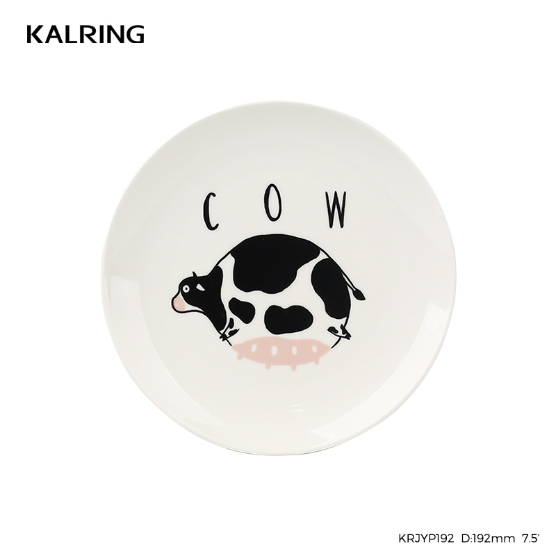 New bone China cow collection with display colorbox