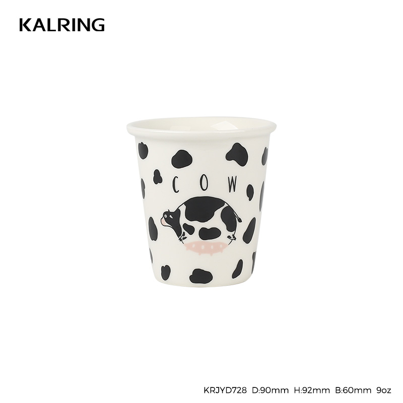 New bone China cow collection with display colorbox