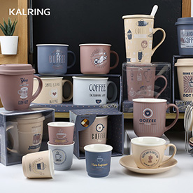 Ceramic mug espresso cup with Europe pupular colors for daily use