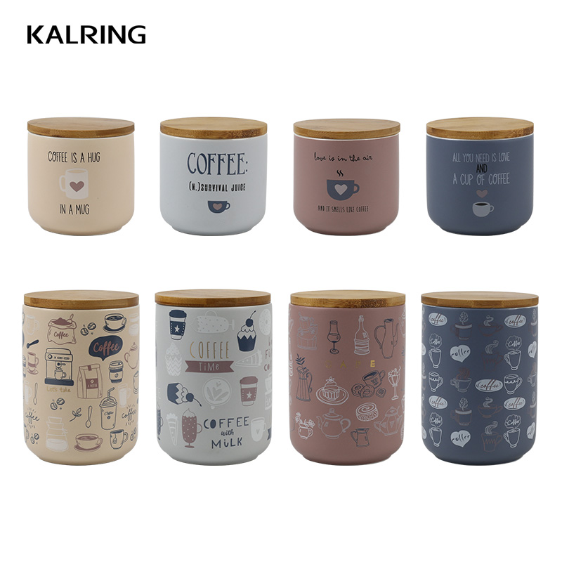 ceramic mug ceramic canister with Europe popular color for daily use