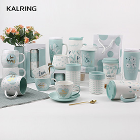 Dinner sets with Tiffany design with light green color for daily use