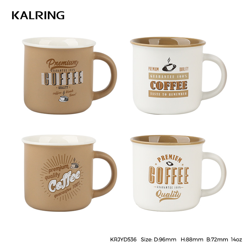 Ceramic mug with classic design with One of the best-selling products for marketing