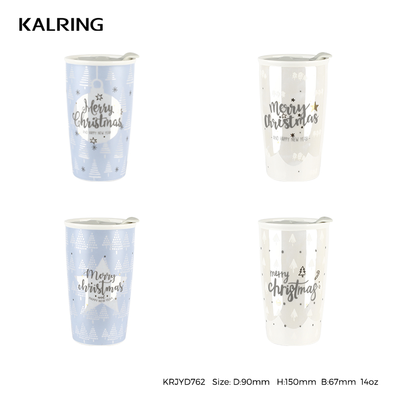 Chirsmas mug with gift mug with new bone china mug for gift
