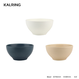 Threaded matte glazed tableware