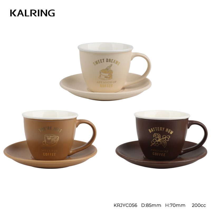 Classic coffee in three colors