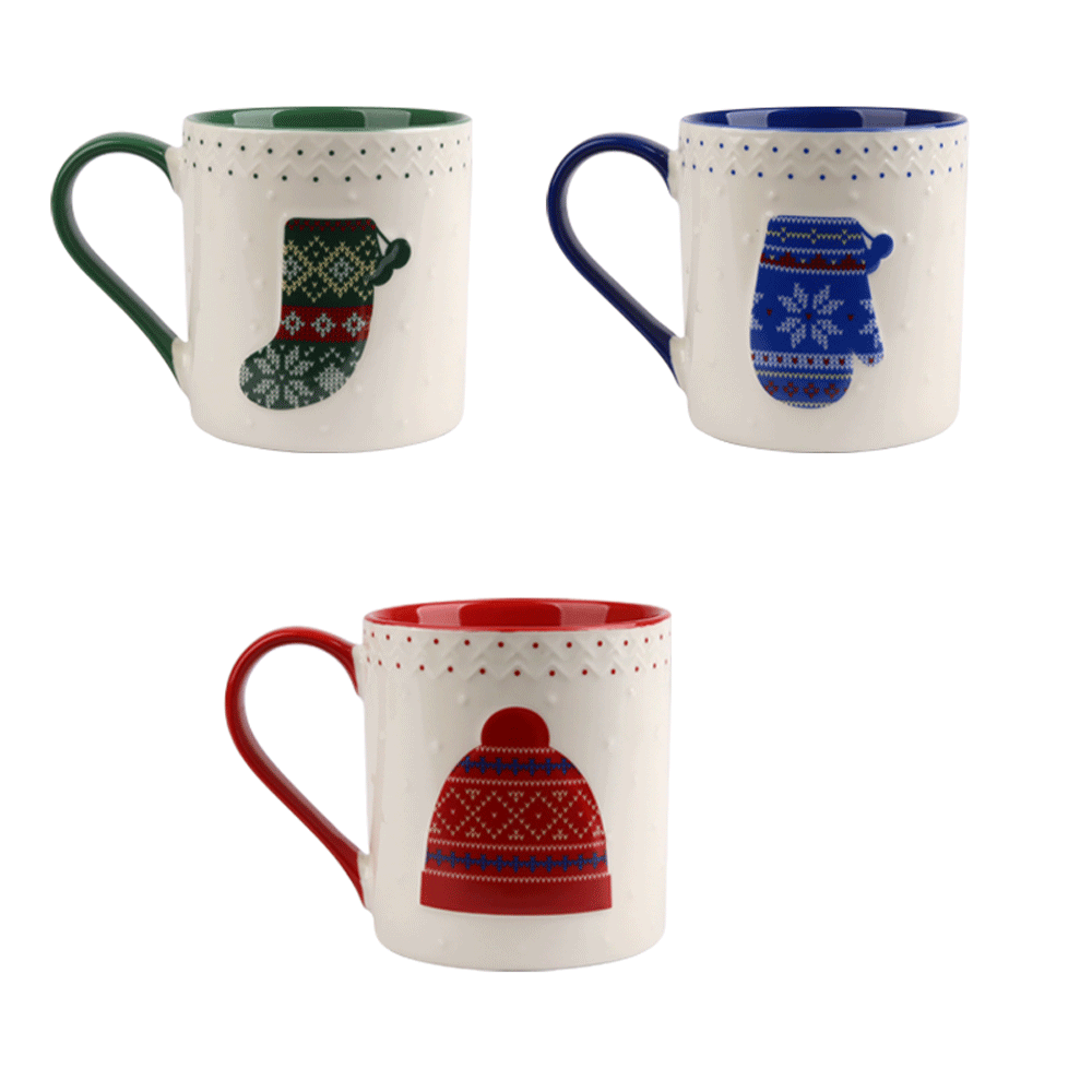 Christmas - Themed Ceramic Mugs, Festive Drinkware for Hot Beverages