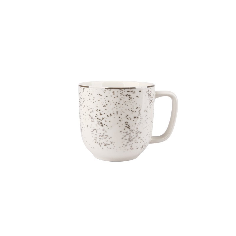 Christmas Tree Ceramic Dinnerware Set - 4-Piece Plate, Bowl, Mug Collection with Forest Motifs