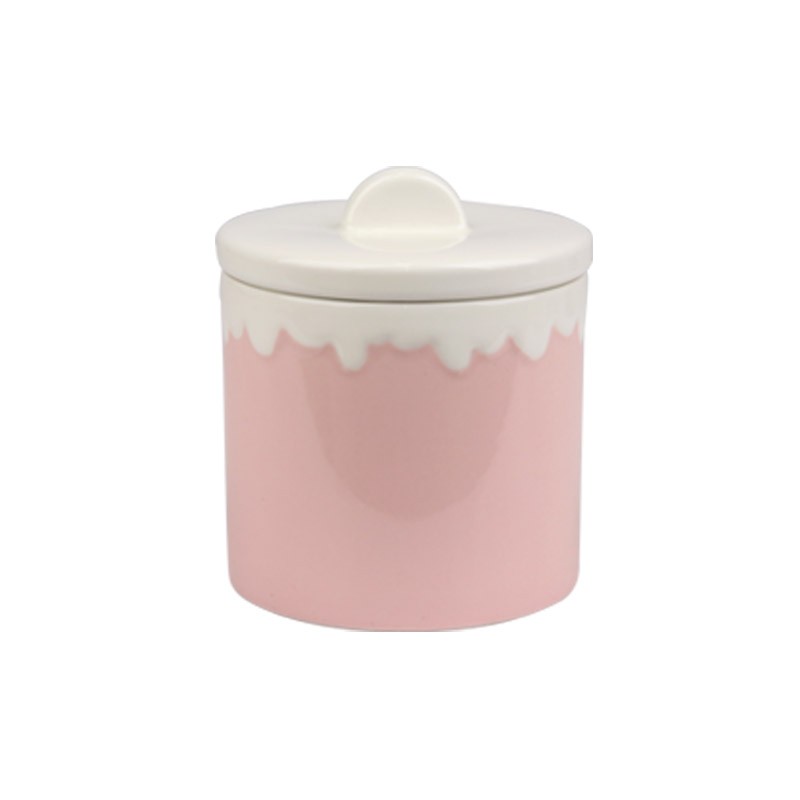 500ml Christmas Phrase & Character Ceramic Storage Jars Set - 4-Piece Festive Containers